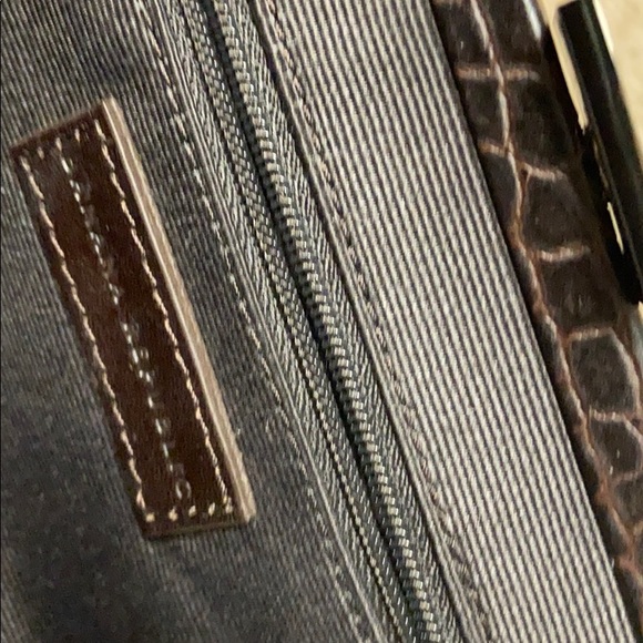 Chocolate brown alligator clutch - Picture 4 of 7